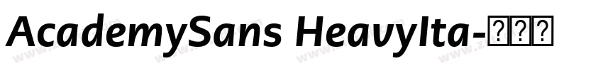 AcademySans HeavyIta字体转换 AcademySans HeavyIta字体转换